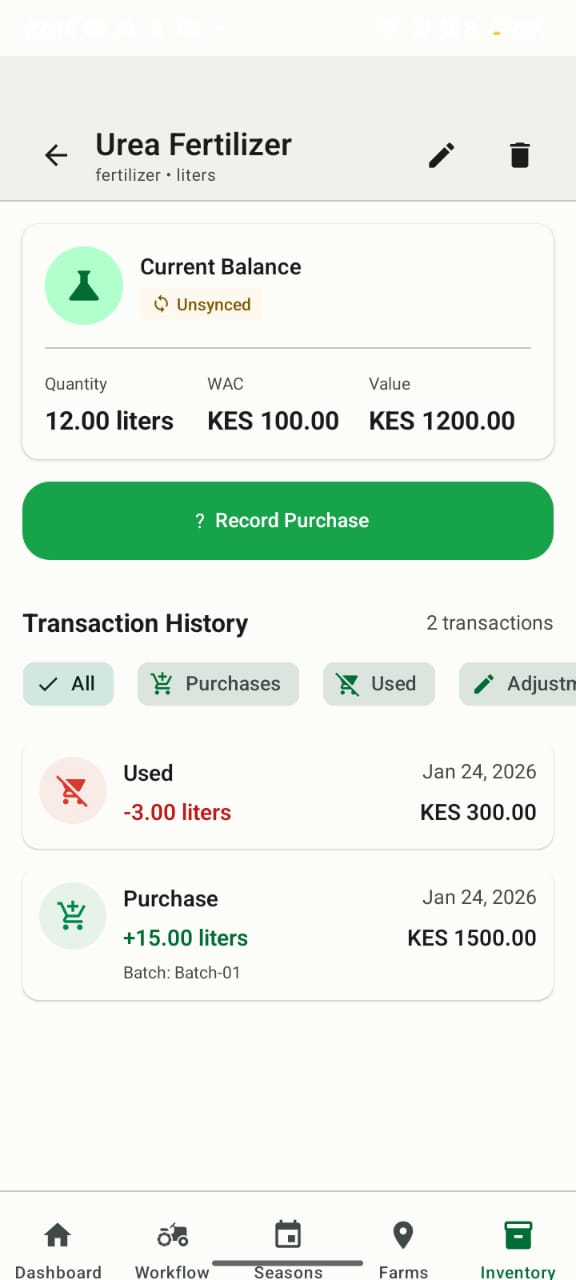 Kilimo app screenshot 7